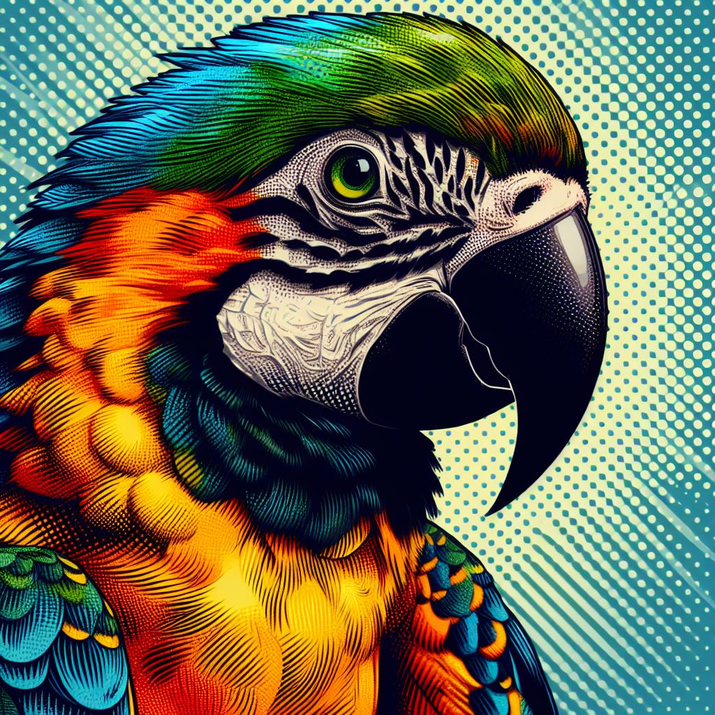 portrait of a parrot