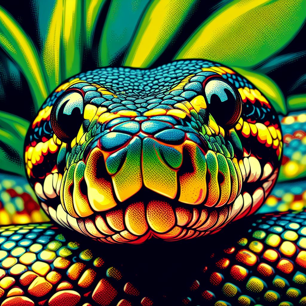 portrait of a snake